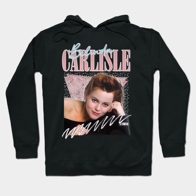 Belinda Carlisle - 80s Aesthetic Fan Design Hoodie by DankFutura